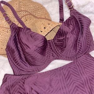 High Waisted Plum Bikini 💜